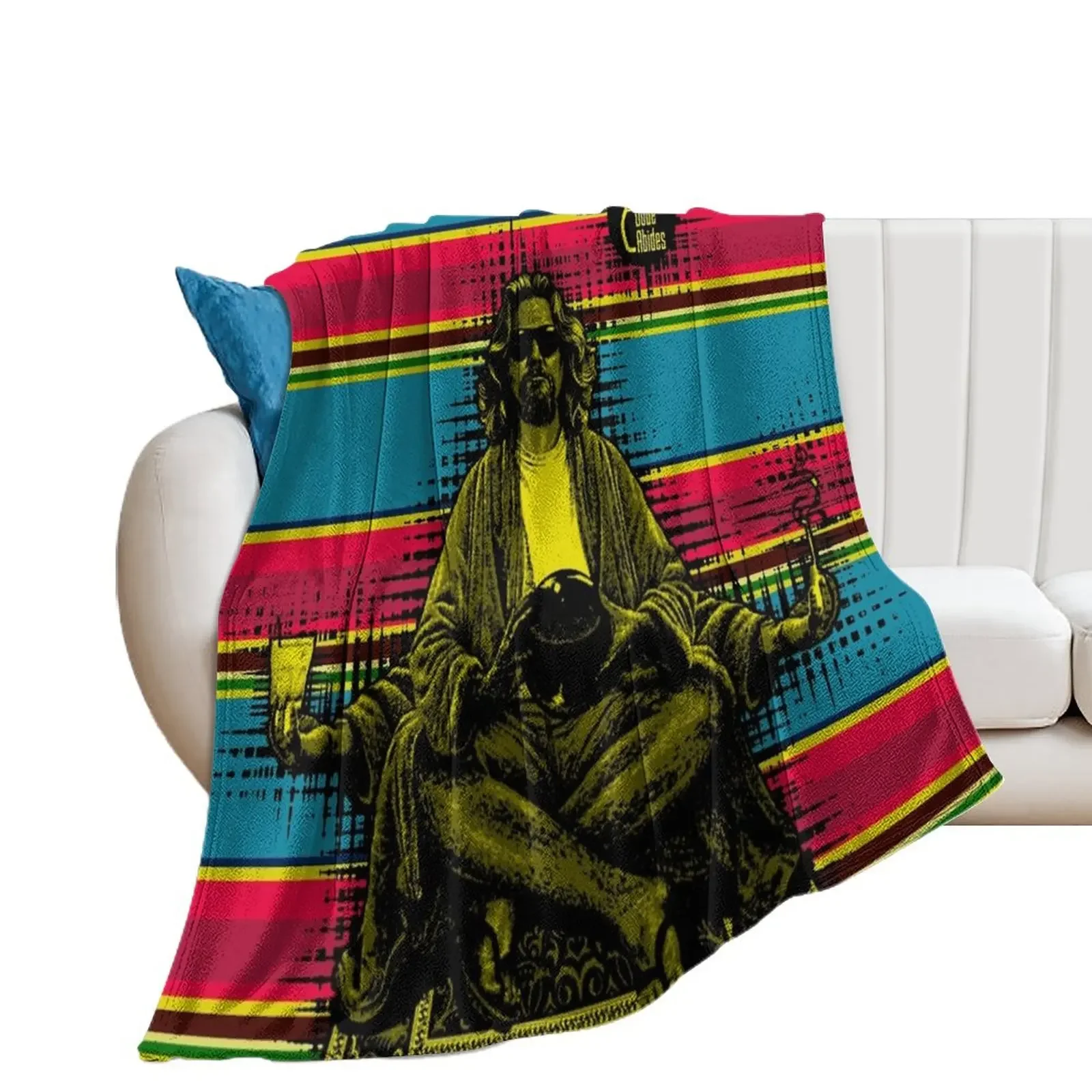 The Dude Abides Throw Blanket Multi-Purpose Polar Heavy for sofa Blankets