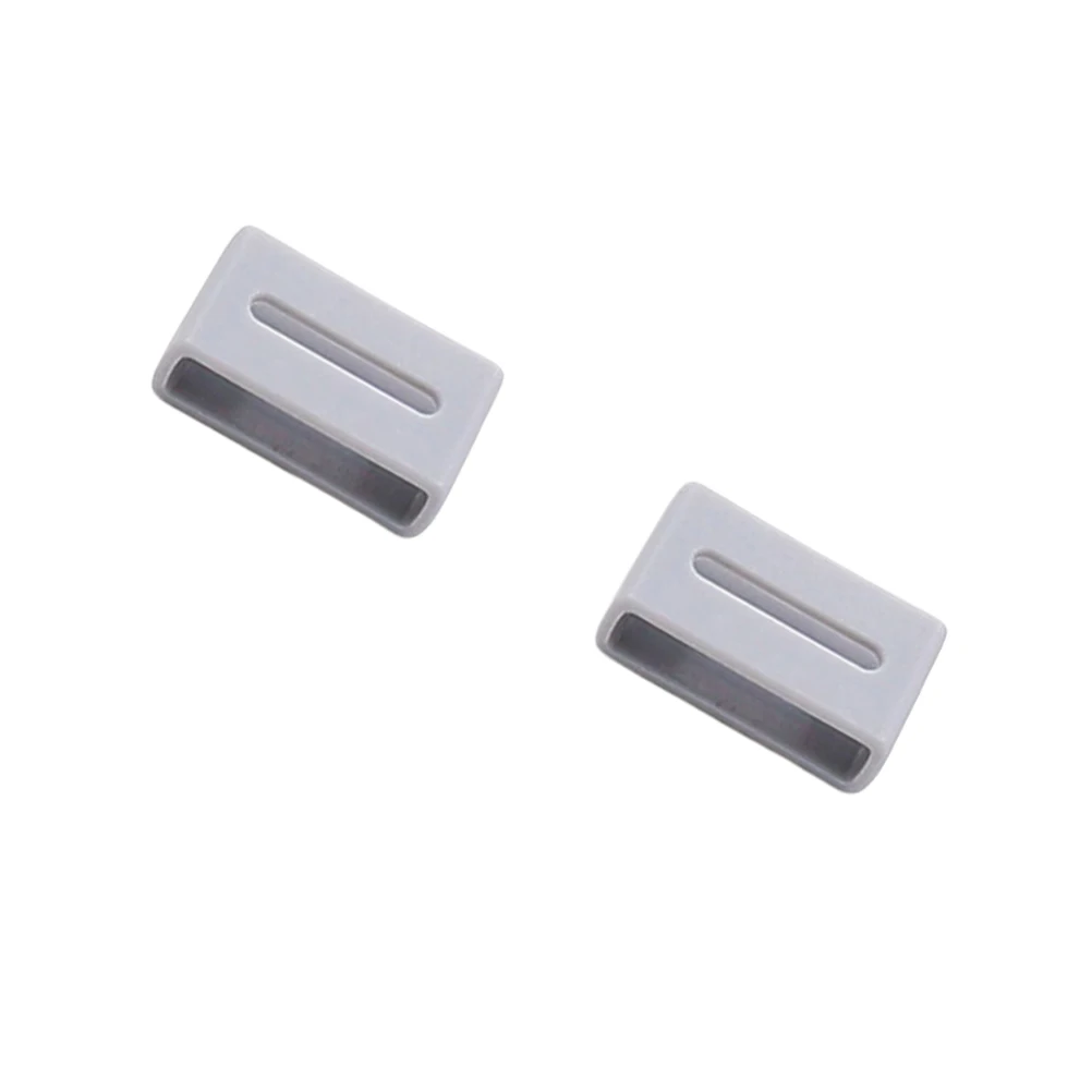 

2 Pcs Replacement Smart Watch Strap Resin Bezel Band Watchband Accessories Grey