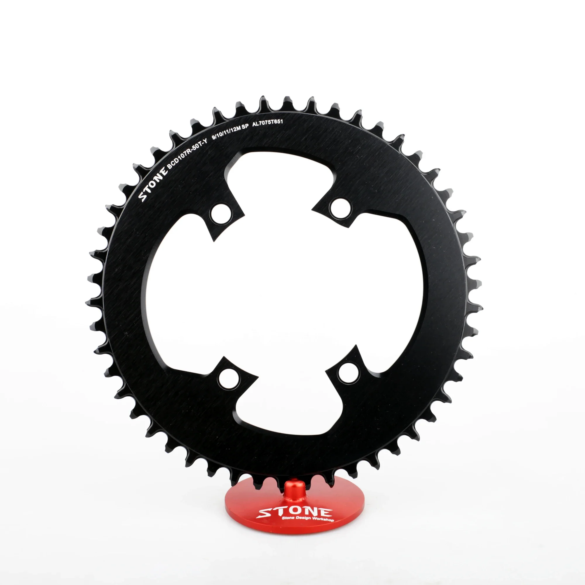 Stone Round Chainring 107BCD for Sram Rival AXS Flattop Crankset 107 Bcd MTB Mountain Chainwheel 34-60T