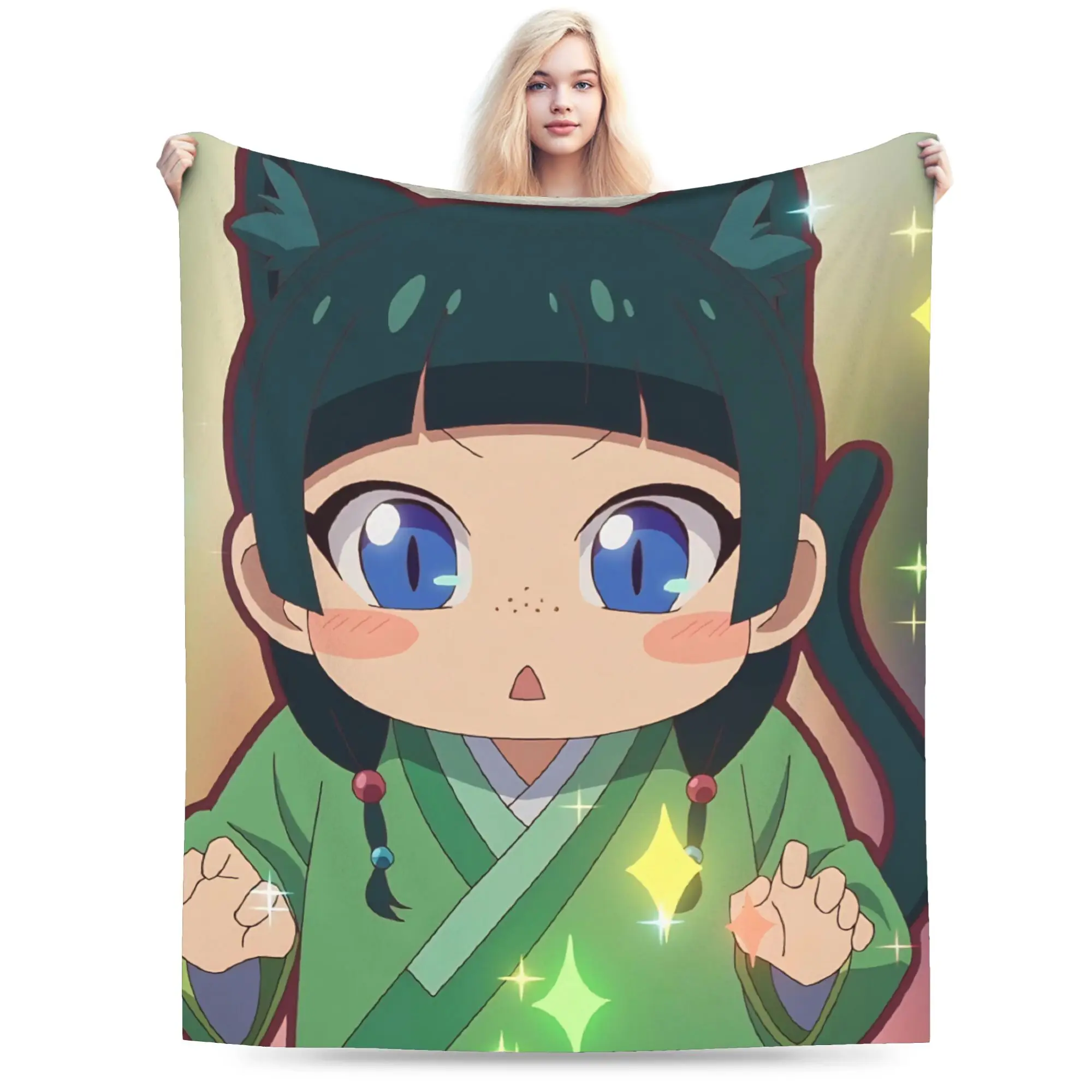 The Apothecary D-Diaries Maomao  Blanket Super Soft Warm  Throw Blankets for Bed 50x60 Inch Multiple Sizes Bedding Throws