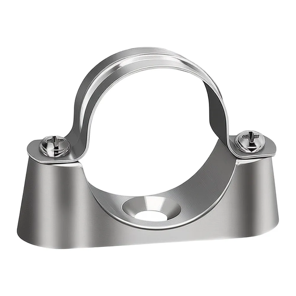Aluminum Saddle Style Pipe Clamps Pack of 10 for Wall Based Tubing Support with Optimized Airflow and Routing Space