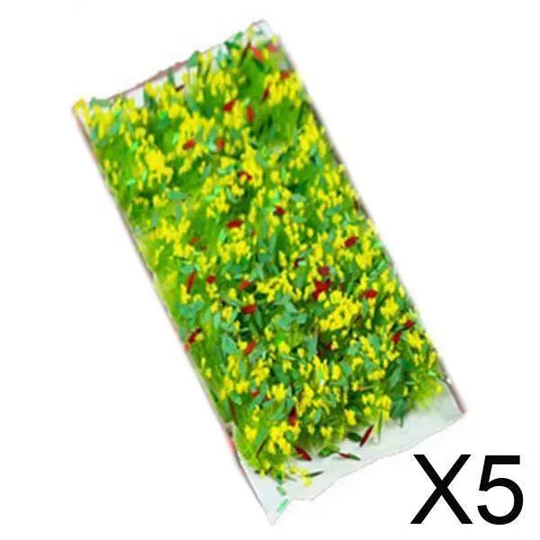 DIY miniatuur bloemen tuin bouwpakket micro landschap bladeren landschap accessoire voor modeltrein en poppenhuis