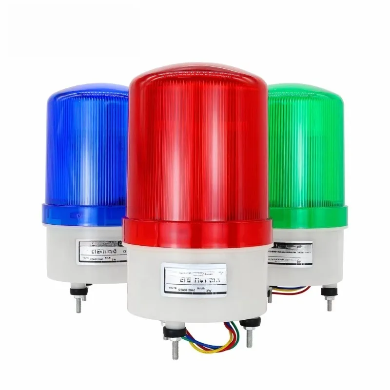 

Fatu LTE-1101J Traffic Light Magnetic Fixed Rotary Flashing Buzzer with 110dB Warning Light Emitting Diode