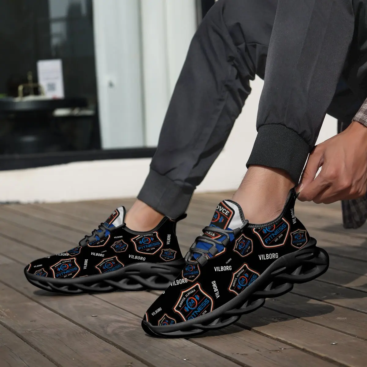 أحذية رياضية مسطحة برباط للرجال في الهواء الطلق للرجال خفيفة الوزن شبكية قابلة للتنفس صيفية مريحة ونعل ناعم للتدريب #6