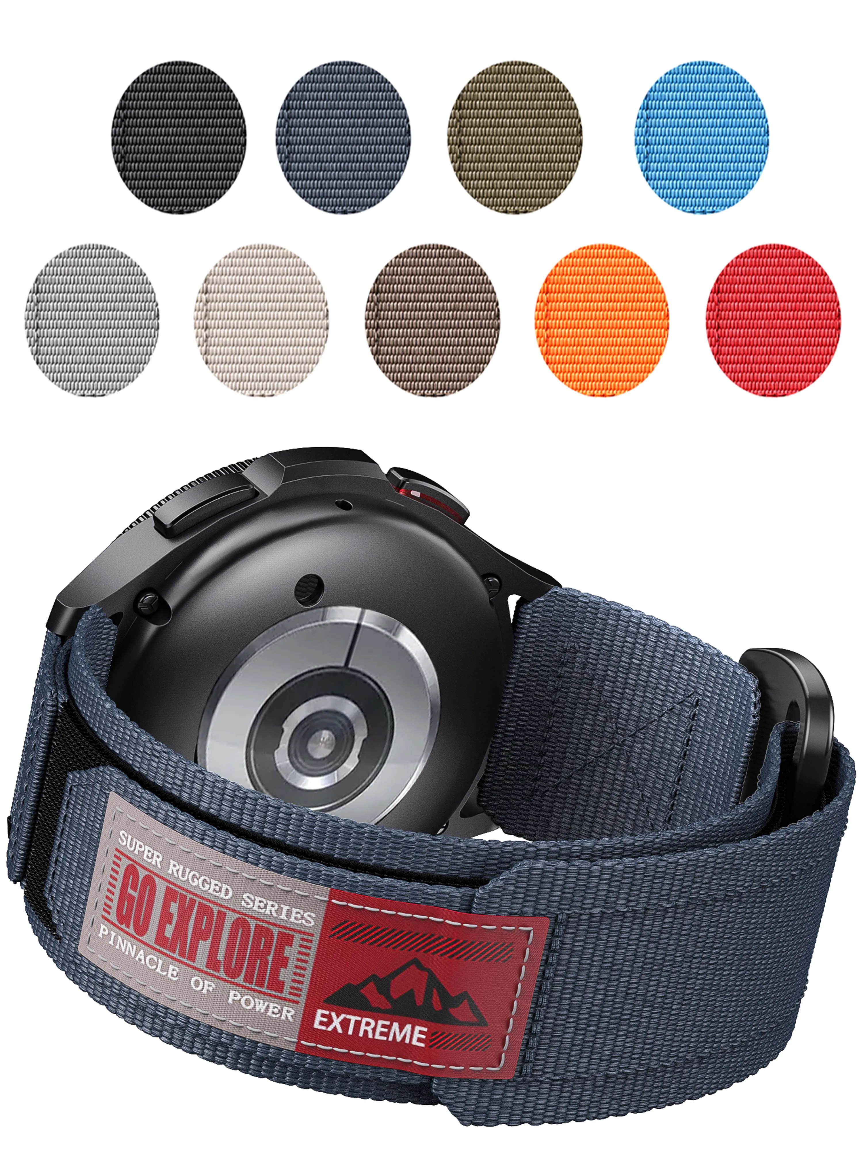 Sport Nylon 20mm 22mm Uhrenarmband für Garmin Venu 3 Band Forerunner 265 255 Musik Vivoactive 4 für Garmin Venu Sq 2 Armband – Detail 6