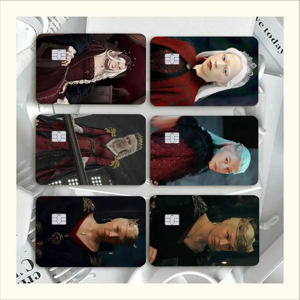 Rhaenyra Targaryen House of the Dragon   Waterproof Film Skin Cover Credit Card Stickers Debit Front Bank Bus Pass