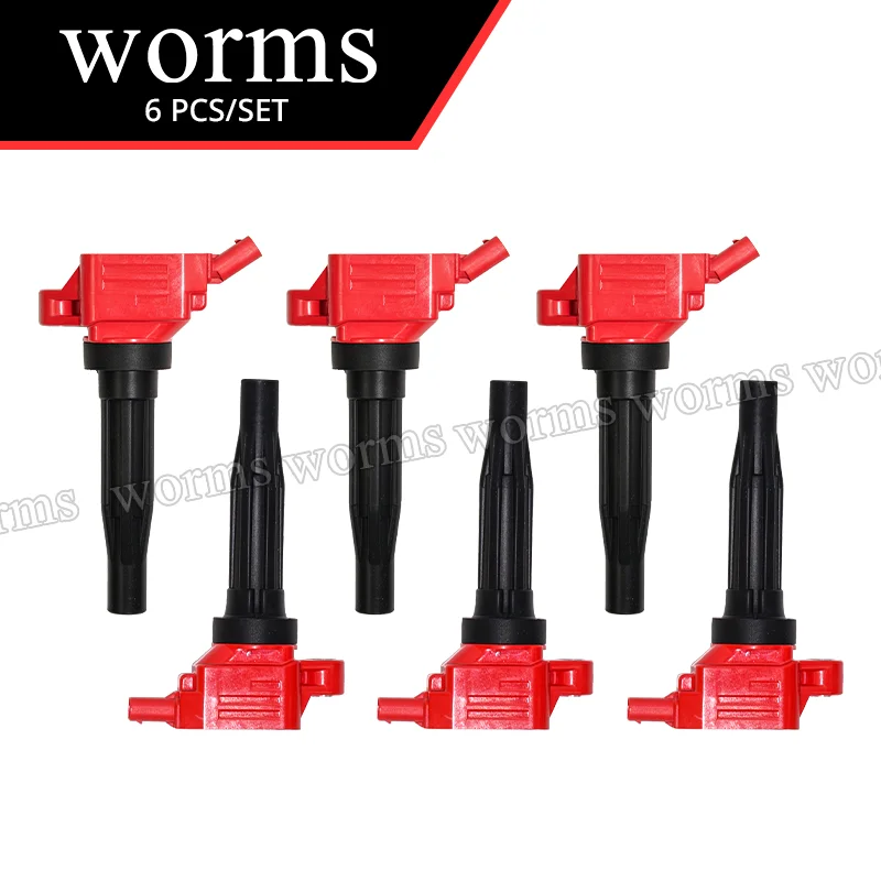 

Worms High Performance Ignition Coil Racing 4PCS Set For 2016-2023 Genesis G70 G80 G90 Kia Stinger 3.3L