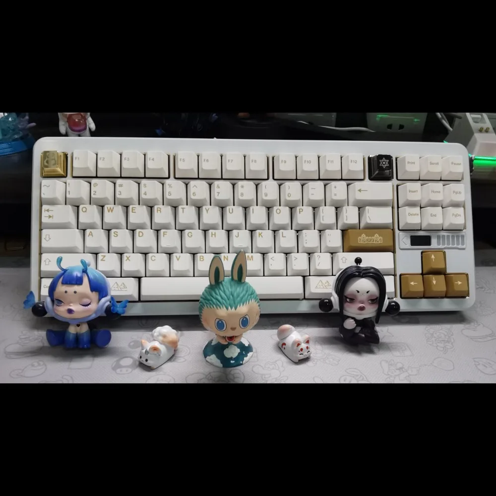 Imagem -02 - Tampão de Teclado Minimalista Personalizado Perfil Cereja Keycap de Jogos para Teclado Mecânico Gmk Wars Temático 170 Teclas Pbt