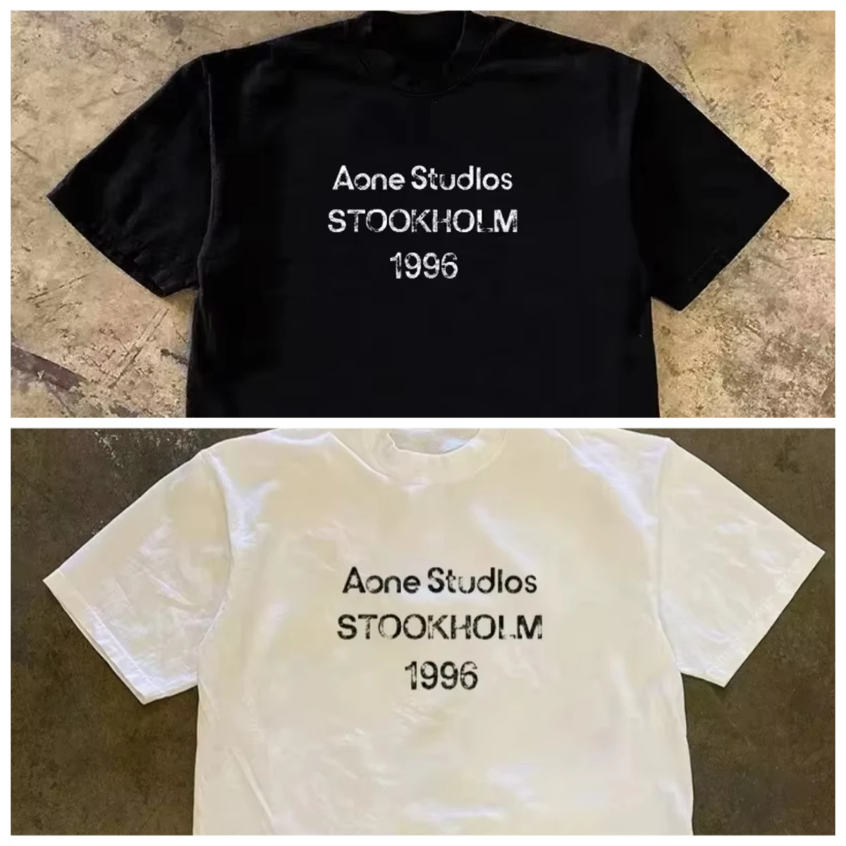 

Hot Selling Latest Summer Trend High-end Brand Casual Fashion T-shirt Men's and Women's Pure Cotton T-shirt Universal Top