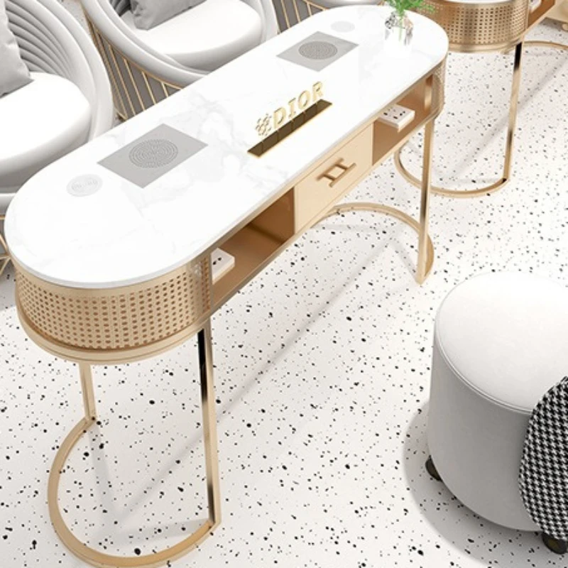 

Light Luxury Nail Table Designer Artist Foreign Popular Complete Manicure Special Useful Salon Furniture Nageltisch XYMJZ