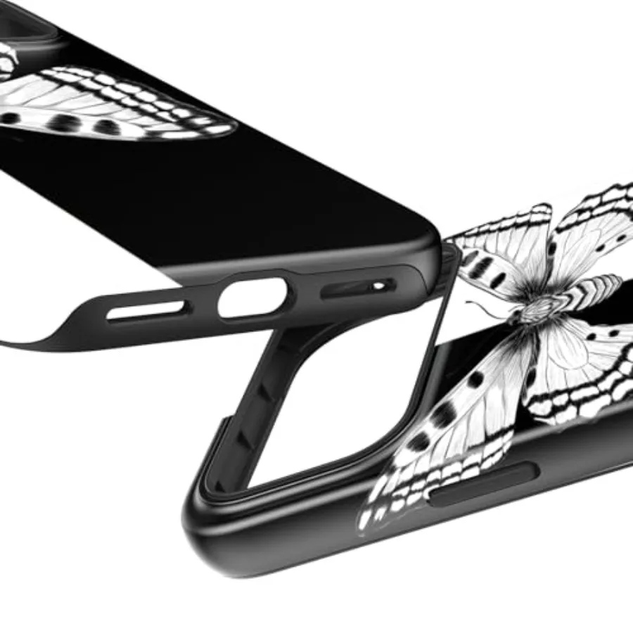 جراب iPhone 17 Pro Max - متوافق مع الشحن اللاسلكي - غلاف صلب مزدوج الطبقة + غطاء سيليكون - هاتف واقٍ مقاوم للصدمات #5