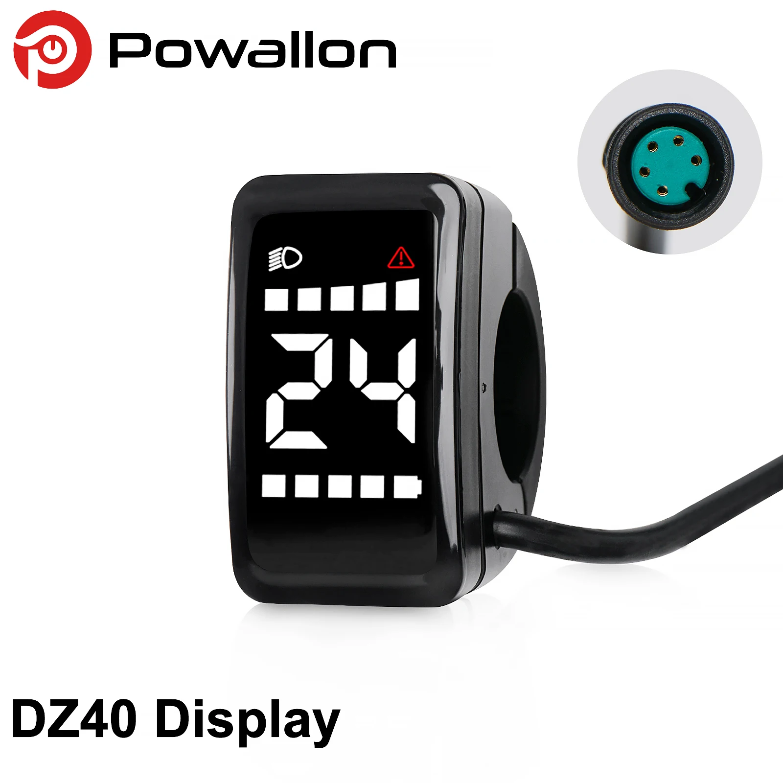 

BAFANG BBS01B BBS02B BBSHD Compatible DZ40 LCD Display – Waterproof Mini Ebike Intelligent Screen