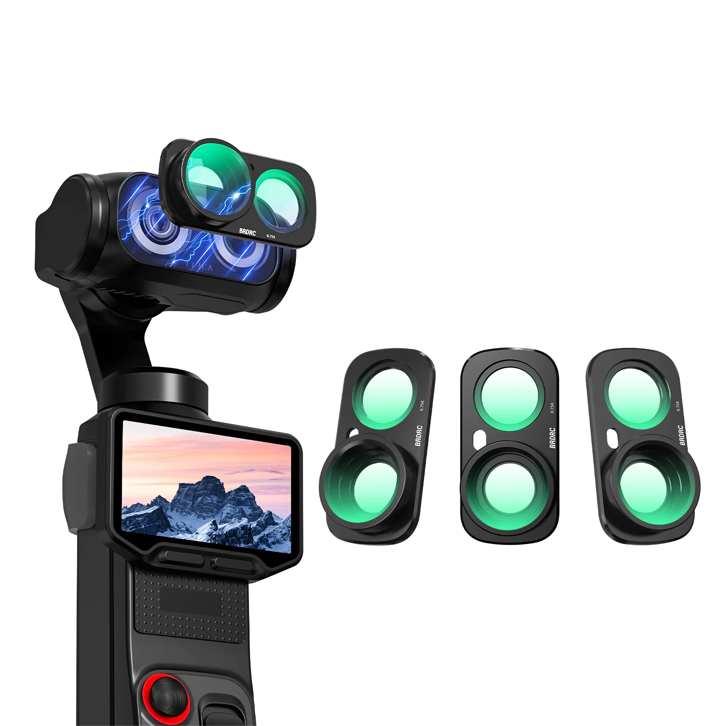 For Insta360 Luna Ultra Camera – Wide-Angle Lens Attachment, 120° FOV, Premium Glass, Anti-Reflective, Durable, Compact.