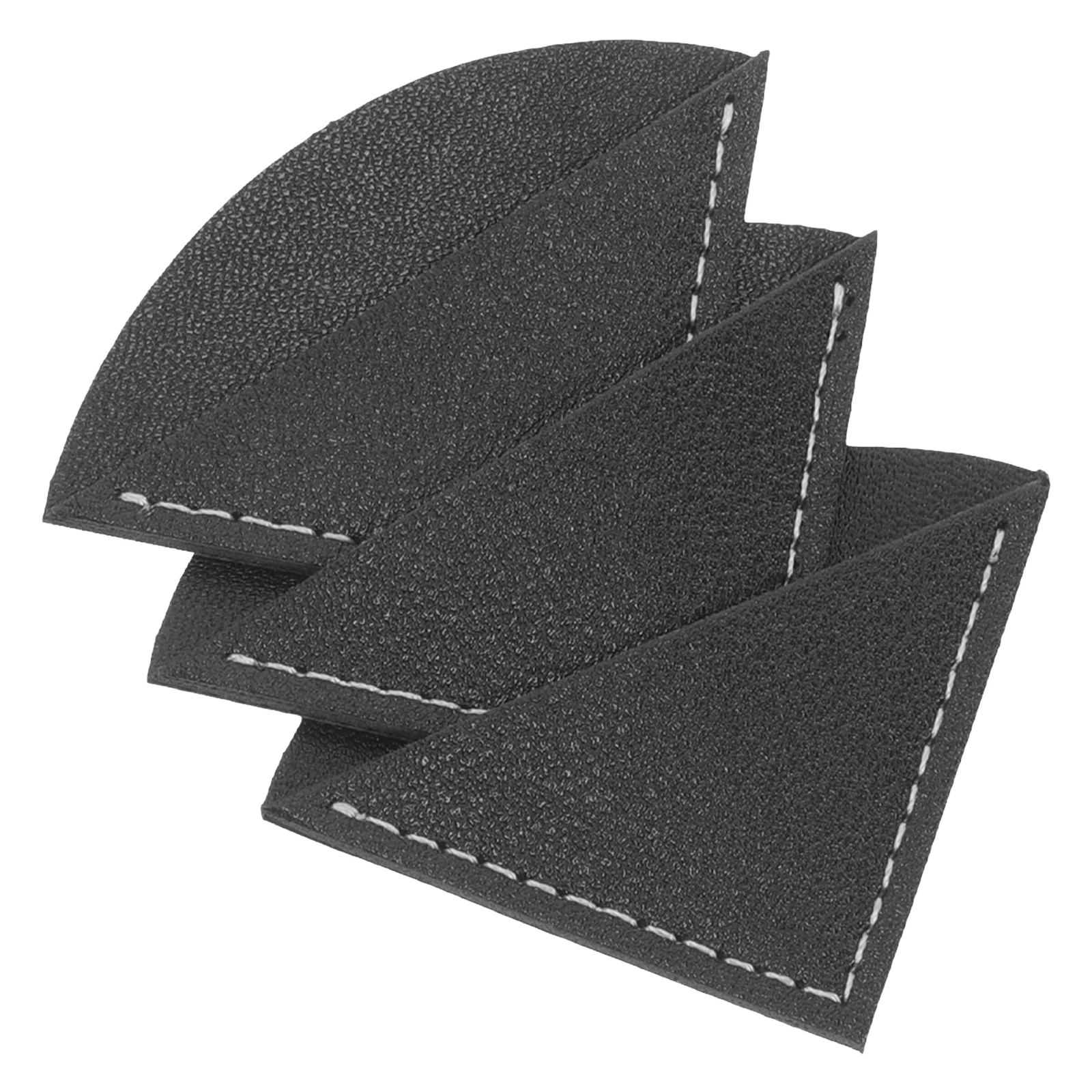 

3Pcs PU Corner Reading Bookmarks Handmade Page Markers Lightweight Book Protectors for Notebooks Scrapbooks Gift for Readers