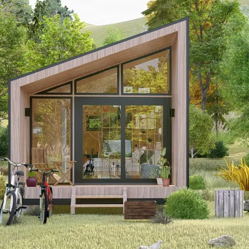 Customized Design Light Steel Villa Prefab House Insulation with Prefab Construction Resort Hotel