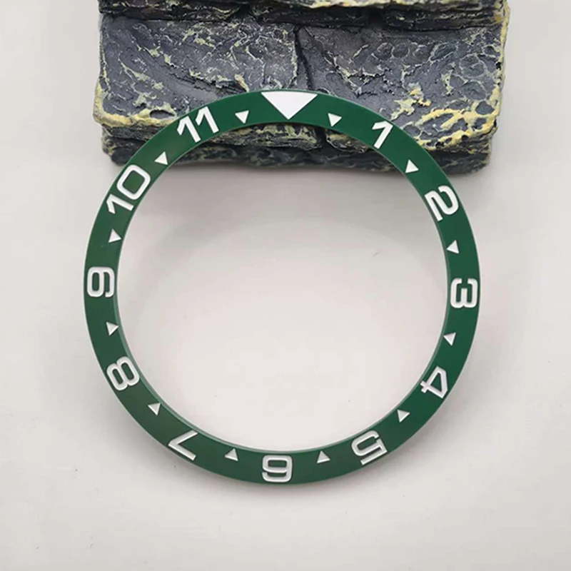 Плоский керамический ободок для часов Mod 38 мм × 31,5 мм, кольцо-вставка подходит для SKX007 SKX009 SRPD, корпус часов NH35 NH36, механизм, мужские детали для часов, ремонт