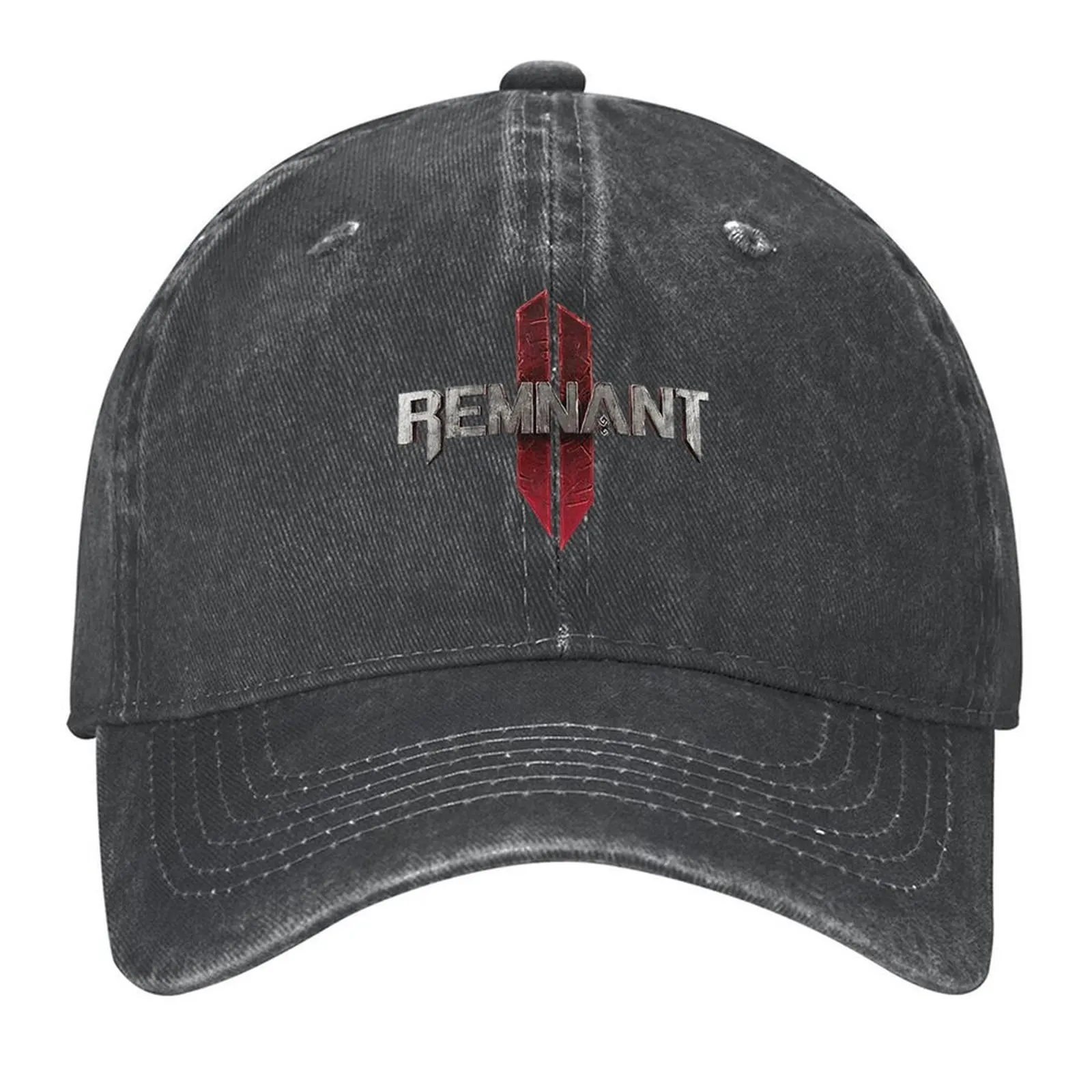 

Remnant 2 Distressed Logo Baseball Cap Thermal Visor foam party Hat dad hat Beach Women Beach Fashion Men's
