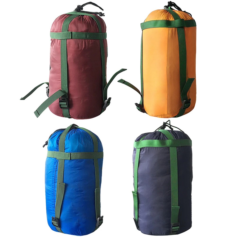 Outdoor Hammock Storage Bags Camping Hiking Sleeping Bag Compression Stuff Sack