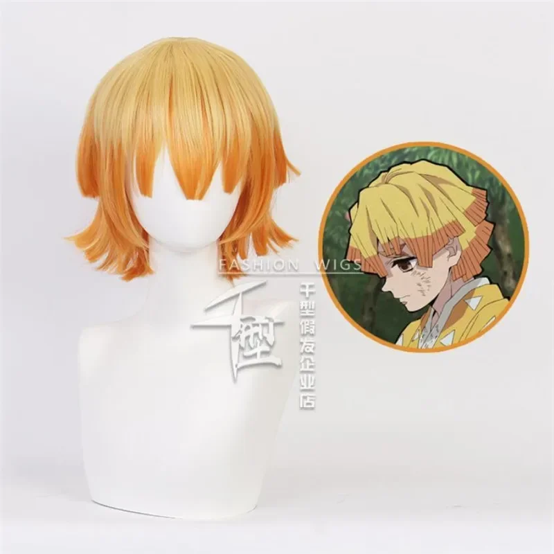 FC6Anime Demon Slayer Kanroji Mitsuri Kimetsu No Yaiba Parrucca Cosplay da donna Verde Rosa Capelli colorati Trecce Parrucche per capelli @ FC8!