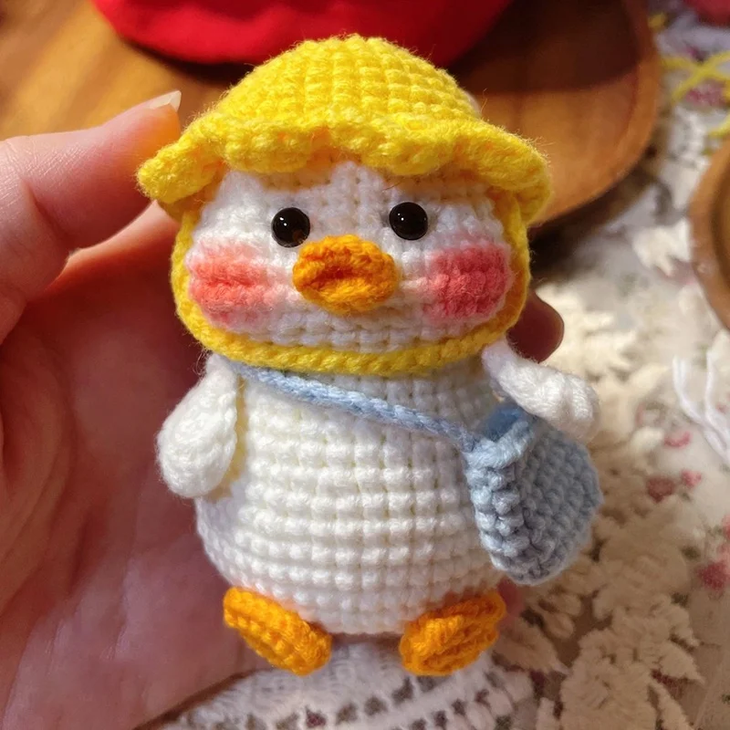 Kit de Materis para Tejer a Mano para Parejas, Kit de Ganchillo para Proyectos de Tiempo Libre con Muñeca Adorable, Caja d...