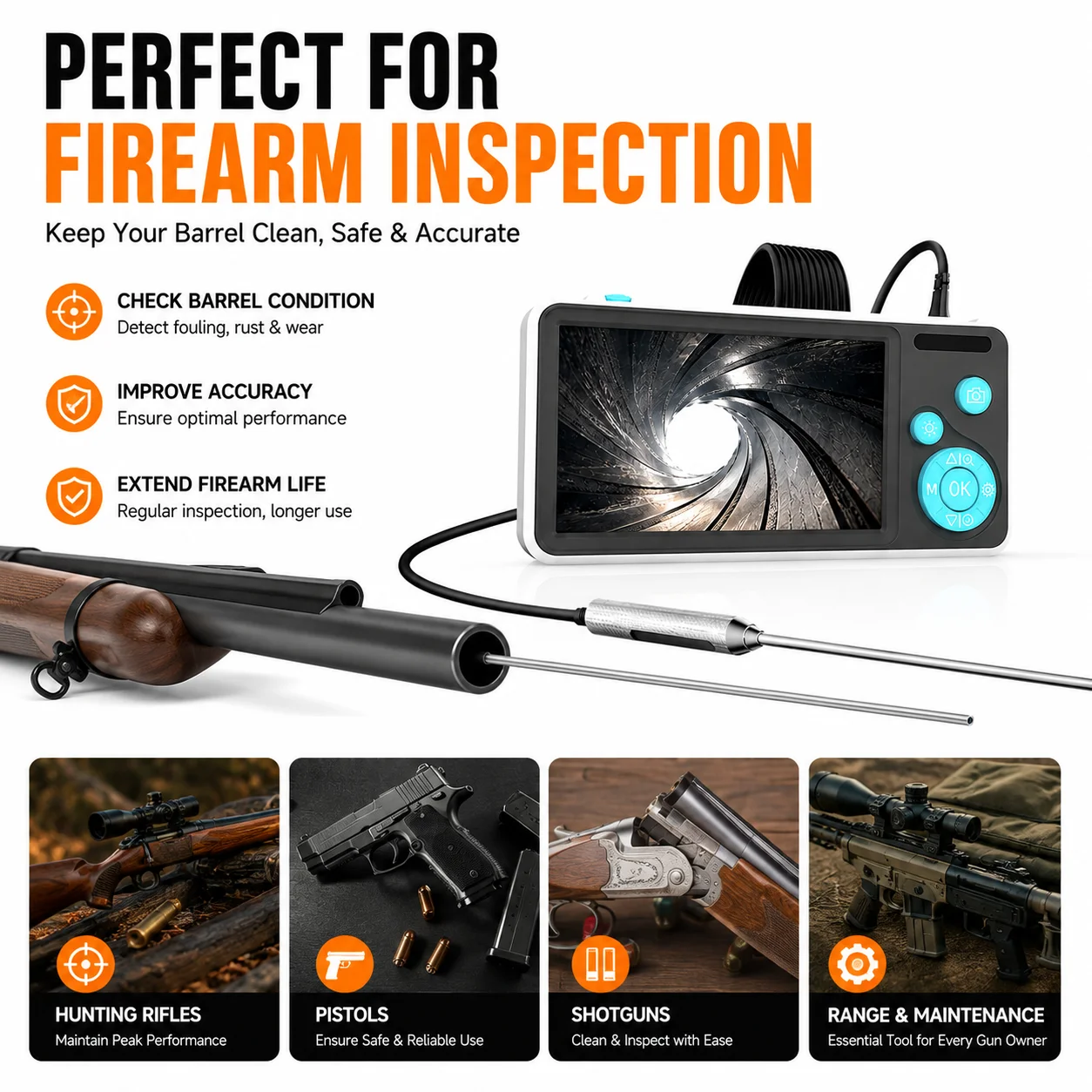 camera-endoscope-pour-armes-a-feu-45-mm-avec-ecran-ips-5-pouces-1080p-cable-de-45-pouces-et-miroirs-lateraux