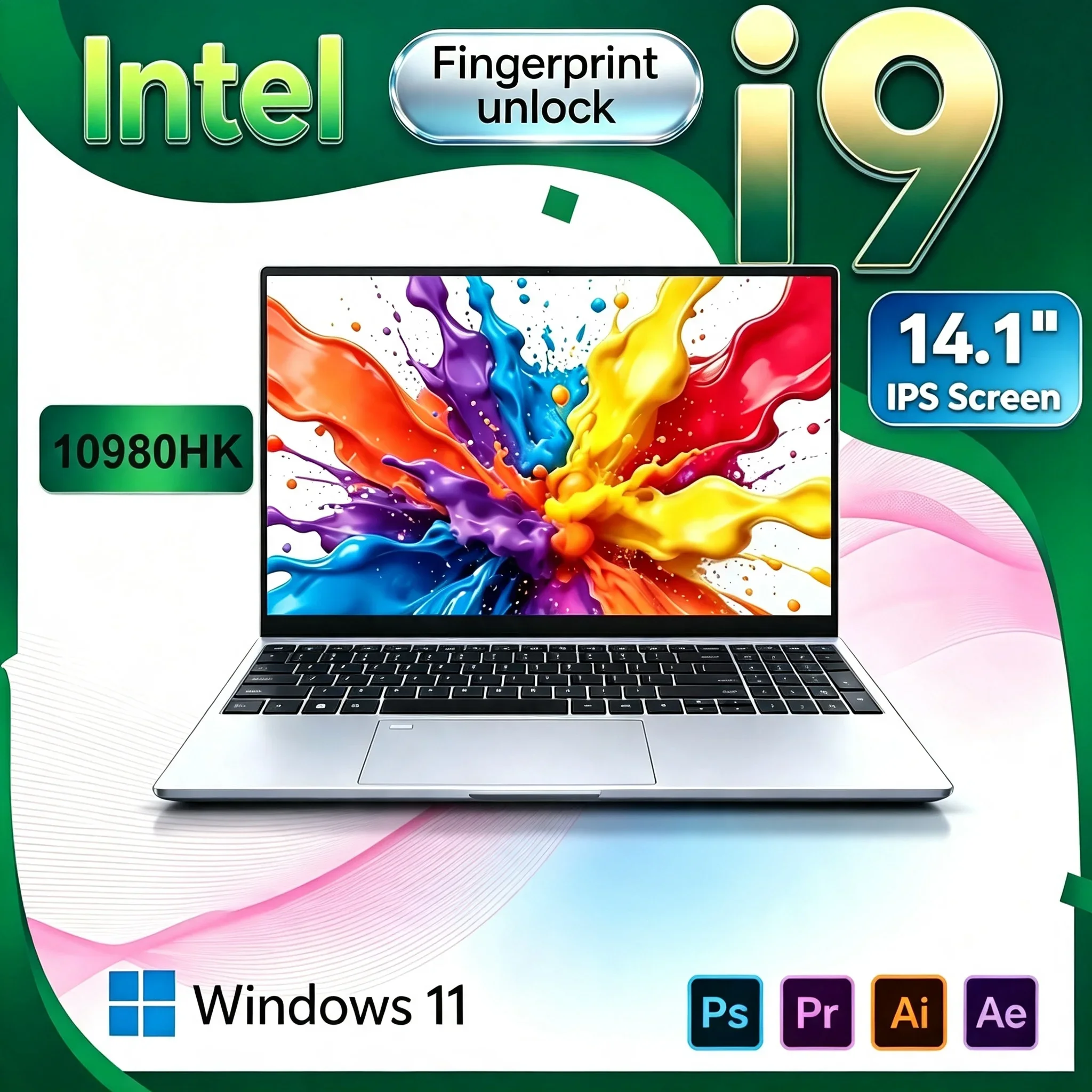 Office Study Computer Intel Core i9 10980HK 14.1