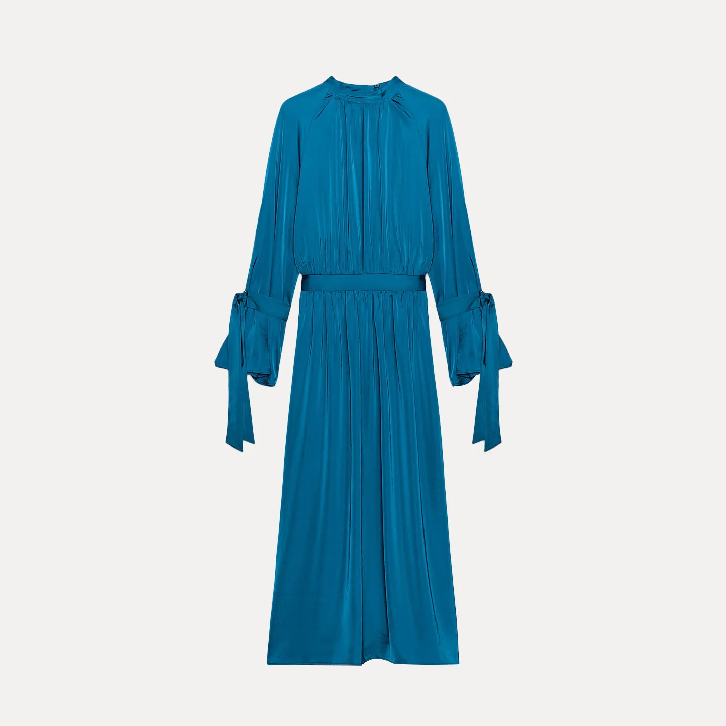 فستان نسائي أنيق من الحرير الساتان من زادايتا، تصميم شخصي، إصدار جديد 2025، بأكمام طويلة، مقاس قياسي، مناسب للارتداء اليومي #3