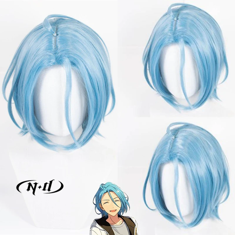 ND HiMERU Cosplay Wigs Hairpiece Ensemble Stars Cosplay Hair Wigs for Comic Con Coser Costume Theme Party Heat Resistant