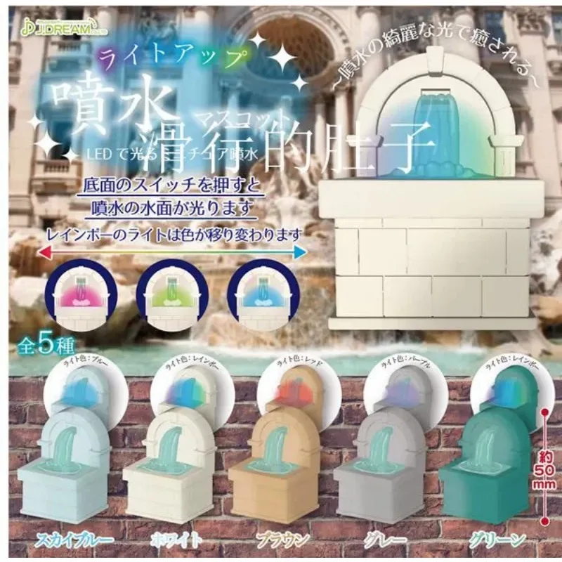 

J.DREAM Japan Gashapon Kawaii Fountain Light Pool Figure Miniature Items Capsule Toys Gacha Anime Doll Accessories Model