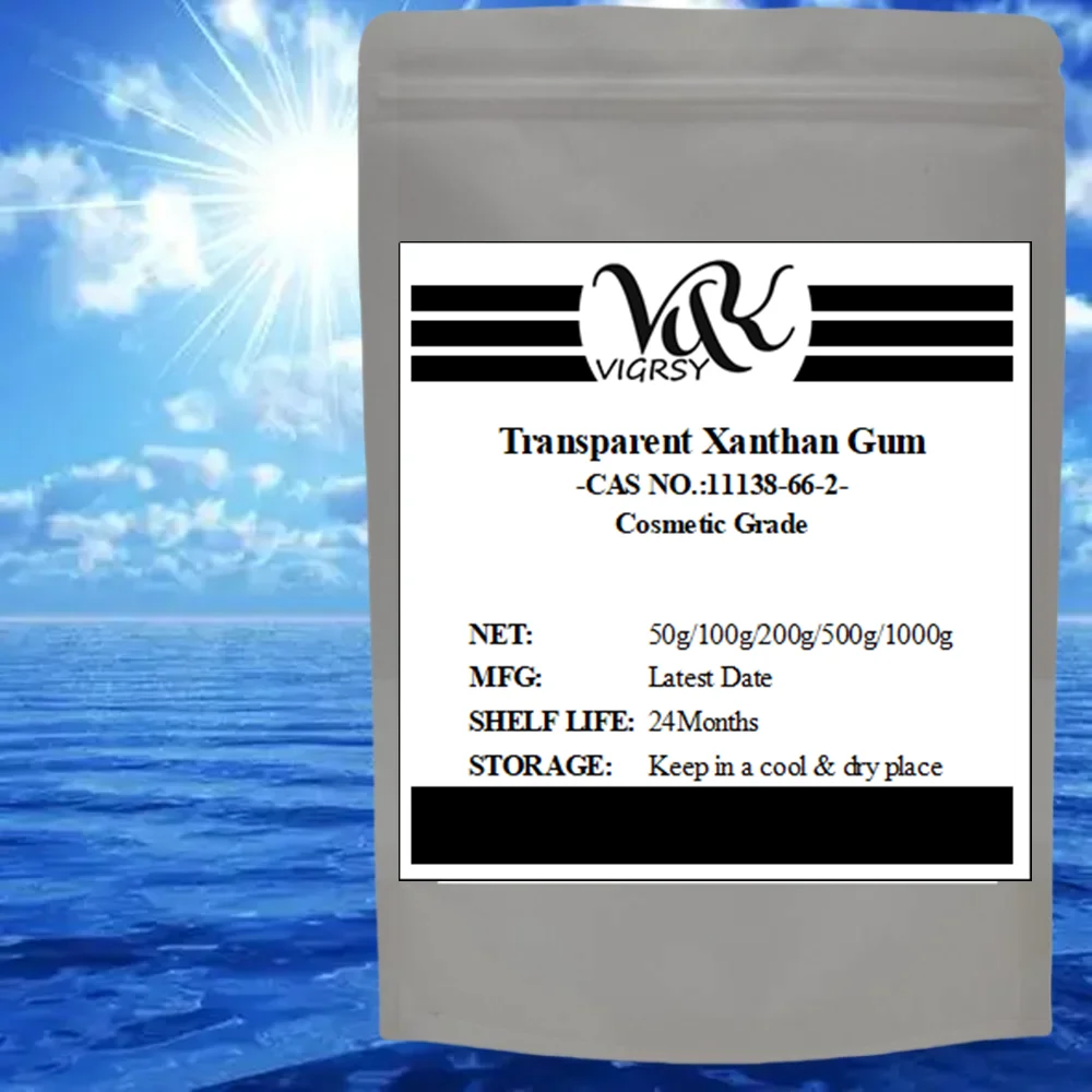 

50-1000gWholesale Price Xanthan Gum Clear Cosmetic Grade Skin care