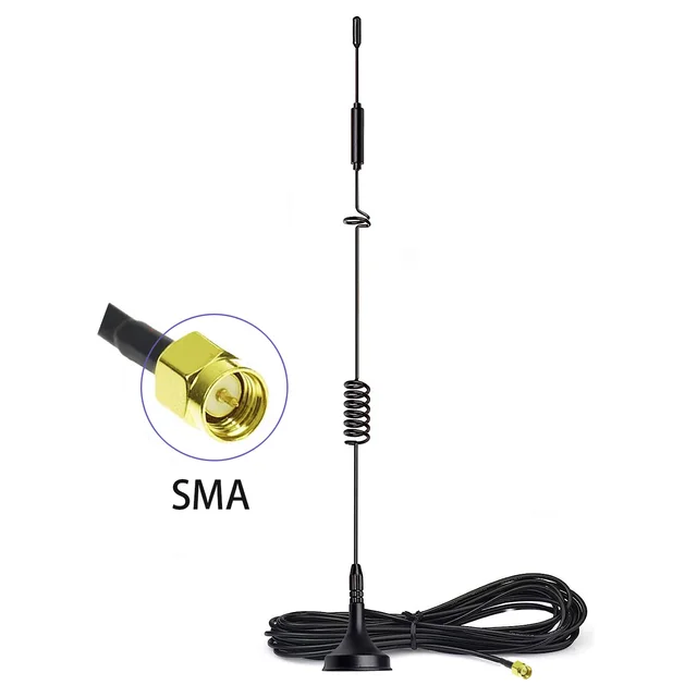Antena 4G LTE 8dBi z podstawą magnetyczną Kompatybilna z anteną SMA 4G LTE MiFi Mobile Hotspot Router USB Modem Dongle Adapte