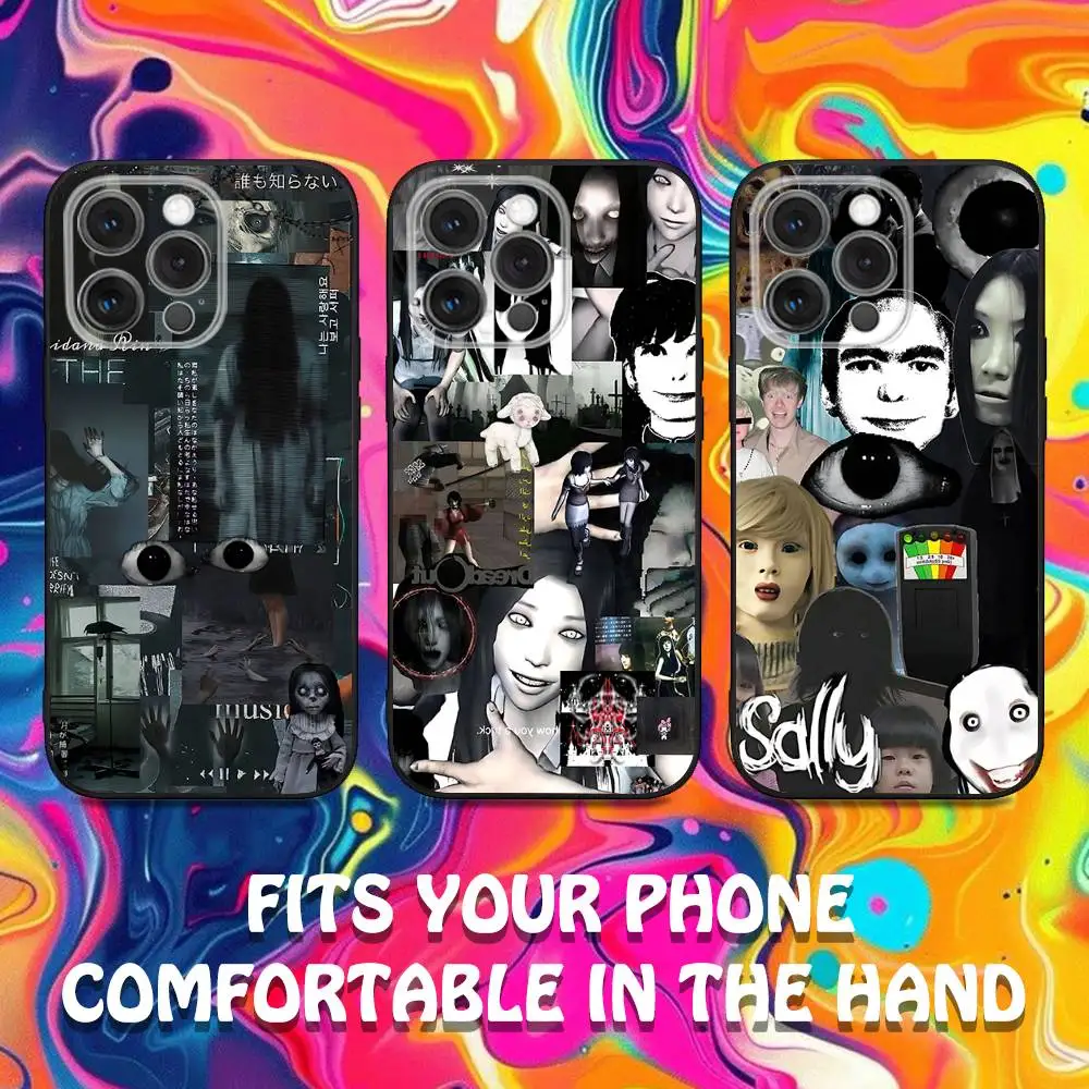 

Creepy stuff Paranormal Phone Case For iPhone 16,15,14,13,12,11,Pro,Max,Plus,X,XS,SE,E,Mini,Soft Silicone Black Case