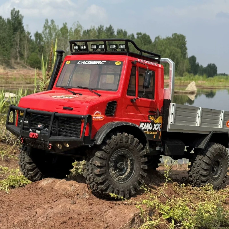 Modelo de simulación, nuevo parachoques delantero de carreras grueso modificado para Crossrc EMO XX 1/6 RC Car SCX6, piezas de dinosaurio grande