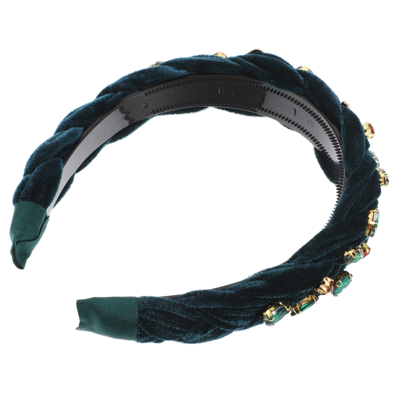 

s Christmas Headb Rhinestone Wide Durable Non Slip Crystal Holiday Hair Hoop Party Accessories Stylish Women