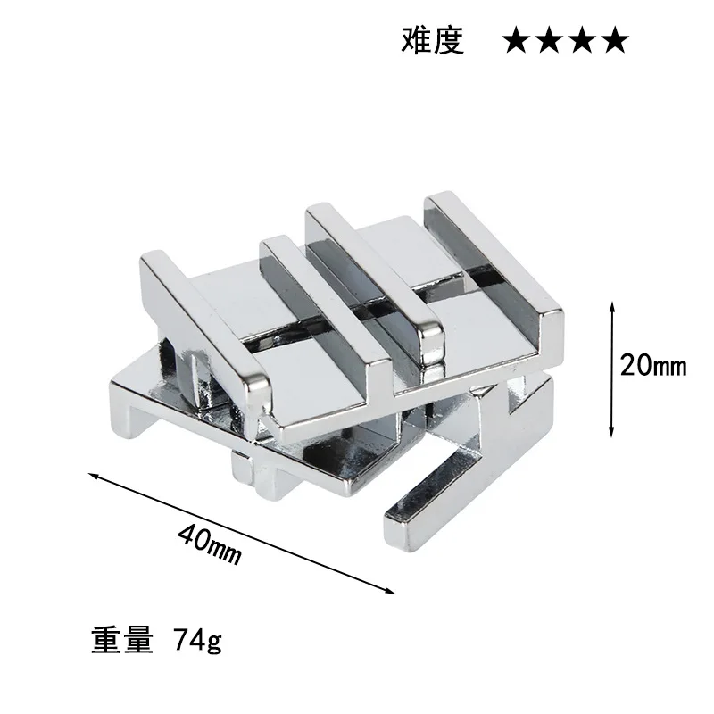 Klassische iq Metall Brain Teaser magische Rätsel Spiel Spielzeug für Kinder Erwachsene lustige Geschenke Lernspiel zeug Metall Puzzle