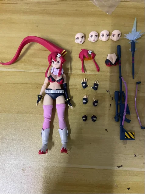 متوفر في المخزون الأصلي ANIPLEX BUZZ mod Tengen Toppa Gurren-Lagann أنيمي الشكل ليتنر يوكو الشكل جمع تمثال مكتب اللعب الهدايا