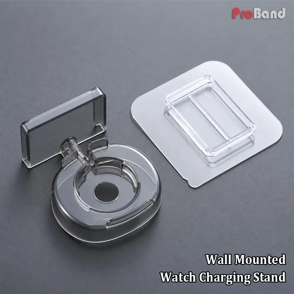 Multifunctional Wall Mount Watch Charger Holder No Drilling Bracelet Watch Display Storage Rack for Home Charging Stand Dock