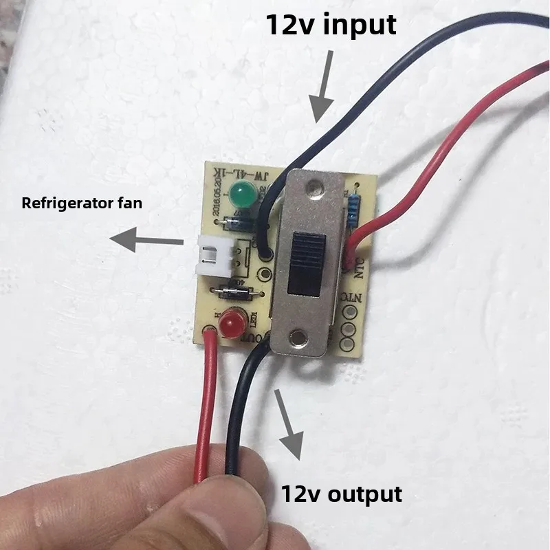 New 4L 6L 7L 7.5L 10L 12L 16L Car Refrigerator Single Open Power Board, Cold and Hot Switch Cooling and Heating Circuit Board