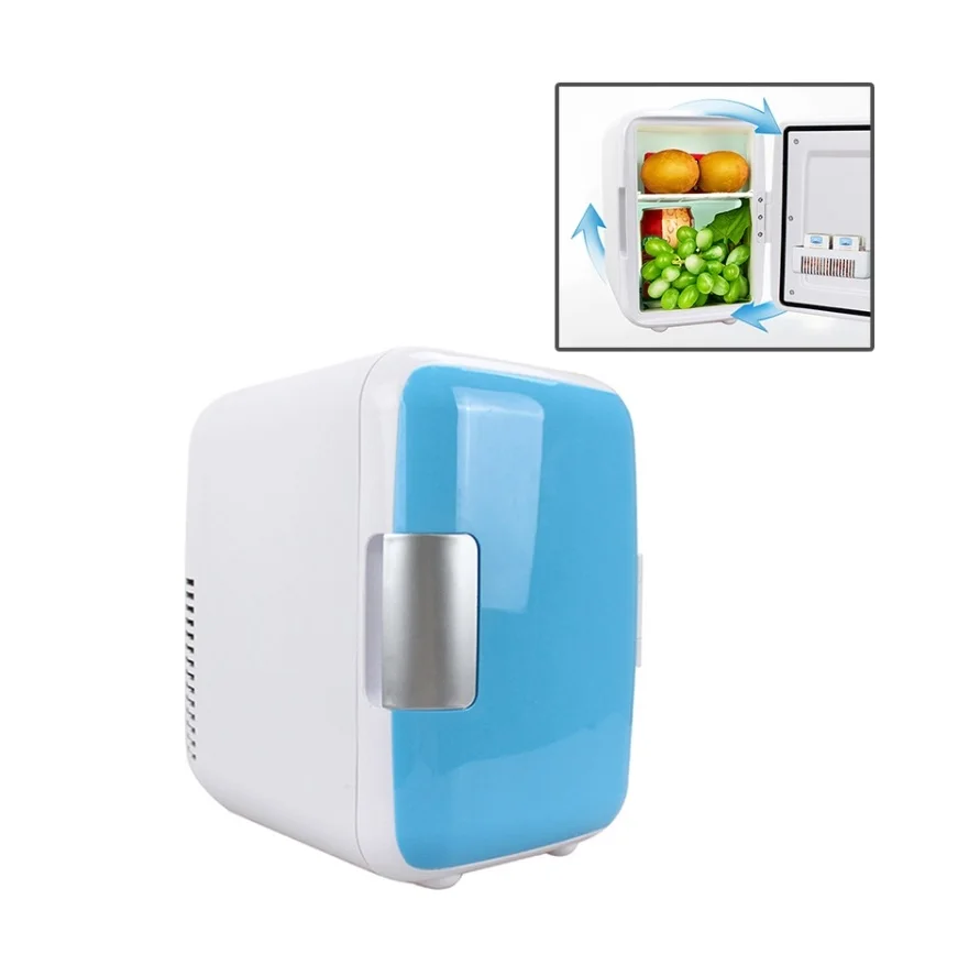 Lightweight Low Noise Freezer Portable Mini Car Fridge Small Refrigerator 4L Electric Cooler Warmer