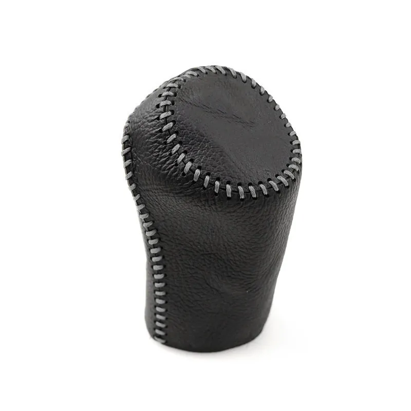For Renault Megane II MK2 Clio 3 III MK3 Scenic 2 Manual Shift Lever Car Accessory Microfiber Leather Gear Shift Knob Head Trim