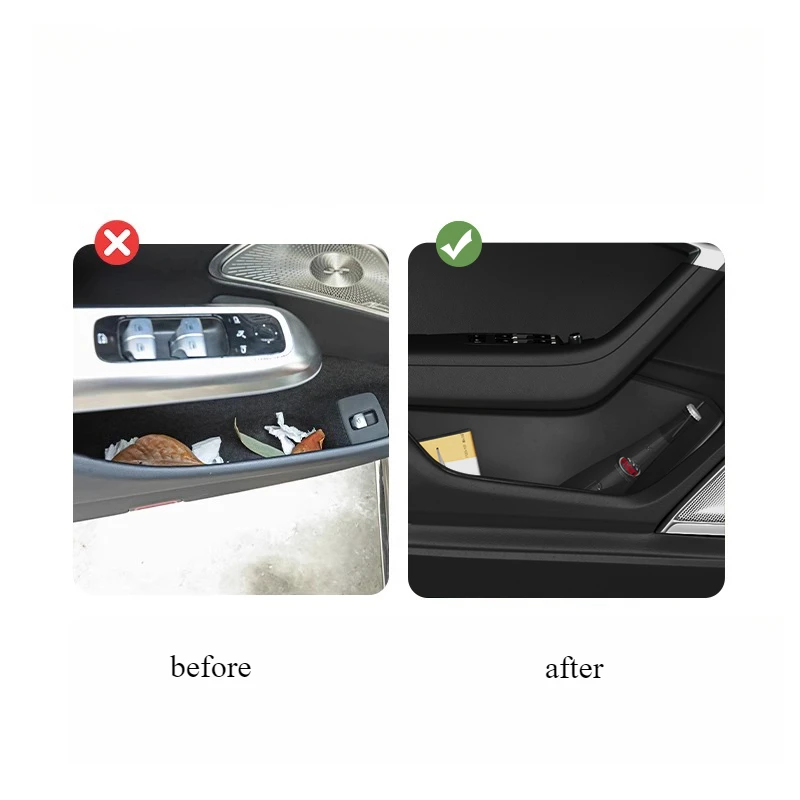 For Volkswagen Tiguan L/PRO 2024 Car Door Storage Pad Door Groove Pad  for Interior Decoration Items Cars Accessories Tools Auto