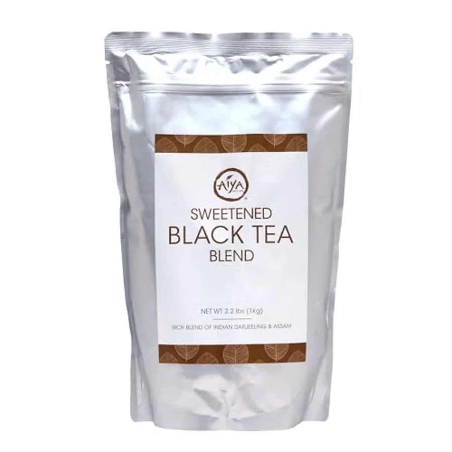 

Sweetened Black Tea Blend Indian Black Tea with Cane Sugar Quick and Easy Mix for Lattes Smoothies 1kg Bag 2.2 lbs