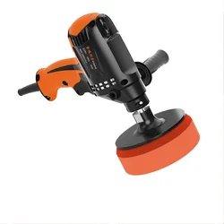 Electric Car Polisher Electric Waxing Machine 980W Six Gears Adjustable Speed Car Polishing Machine Automobile Polishing Tool