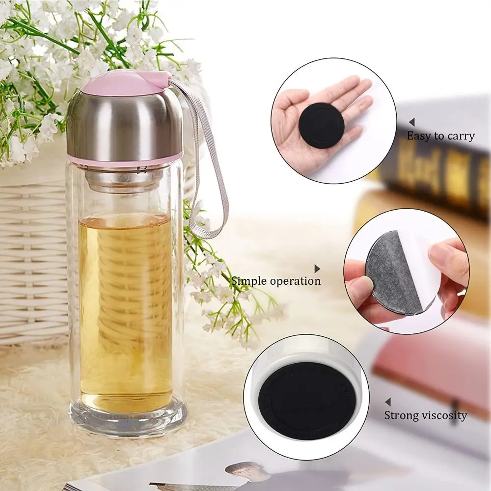 10Pcs DIY Non-slip Rubber Circular Coaster Silicone Sublimation Silicone Cup Mat Pads