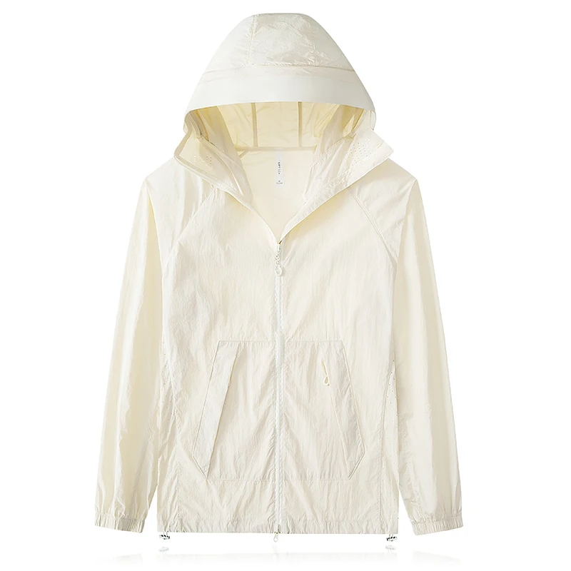 Summer Couple Outdoor Tennis Sport Lightweight Breathable Casual Sunscreen Jacket Fashionable Loose UV Protective Skin Clothing