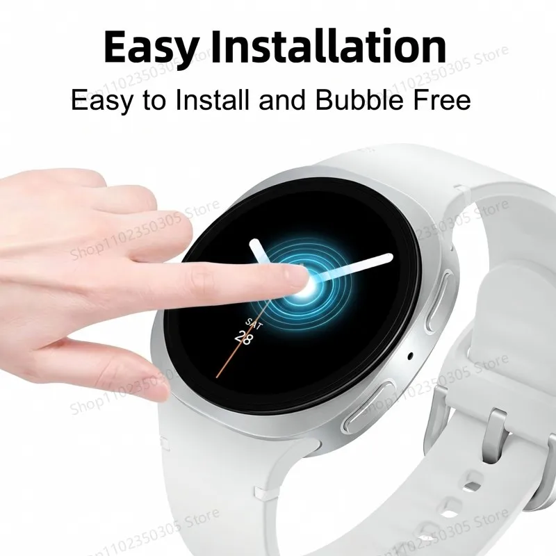 Tempered Glass for Samsung Galaxy Watch 8 Classic 44MM 40MM Premium Screen Protector HD Anti-Scratch Glass Film Accessories