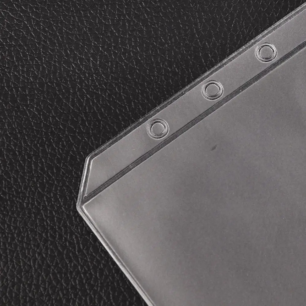 Sticker Storage Bag A5 A6 Size Binder Filler with Flap Binder Pockets Notebook Binder Loose Leaf Bags Binder Zipper Folders