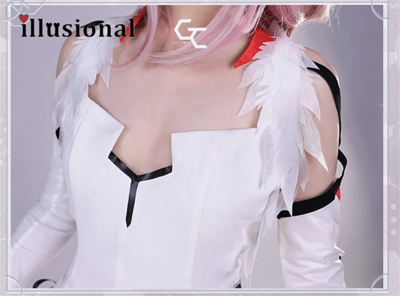 illusional Anime Guilty Crown Yuzuriha Inori Cosplay Costume Yuzuriha Inori Dress female Halloween Costumes