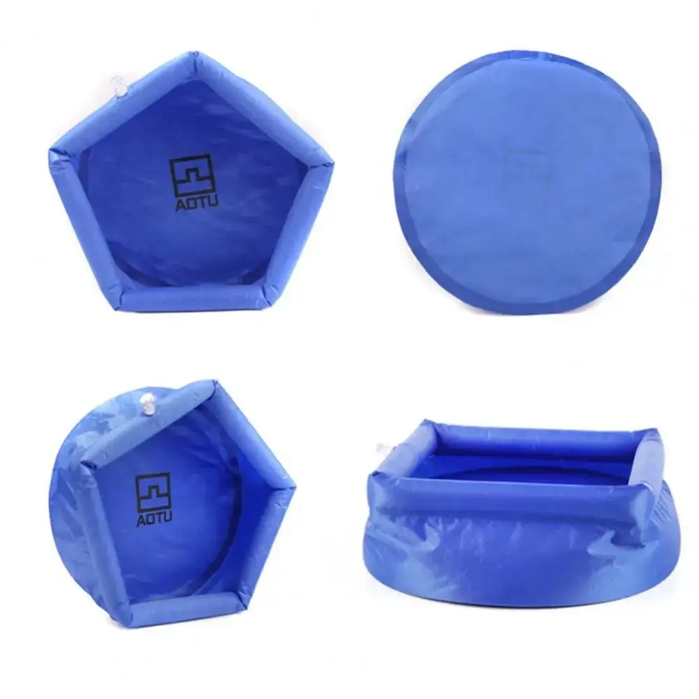 Pump Quickly Inflatable Basin Feet Soaking Flexibility Camping Water Bucket Folding Water Storage Inflatable Washing Bucket