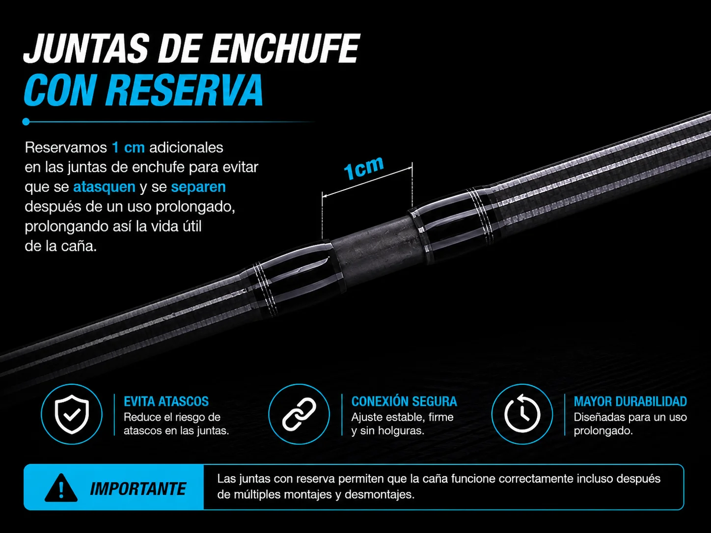 BUDEFO MAXIMUS Angelrute 1,8m 2,4m 3,0m 30T Carbon Spinning Baitcasting FUJI Guide Reise-Kunstköderrute 3-50g ML/M/MH – Detail 9